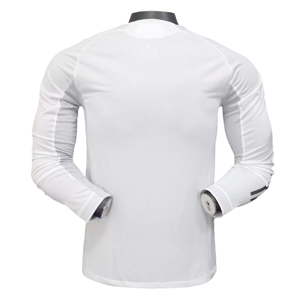 Real Madrid 2025-26 Local Camiseta versión jugador de manga larga