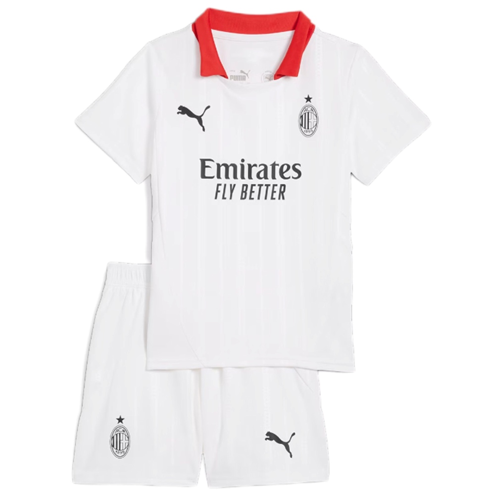 Niños AC Milan 2024-25 Visitante Kit