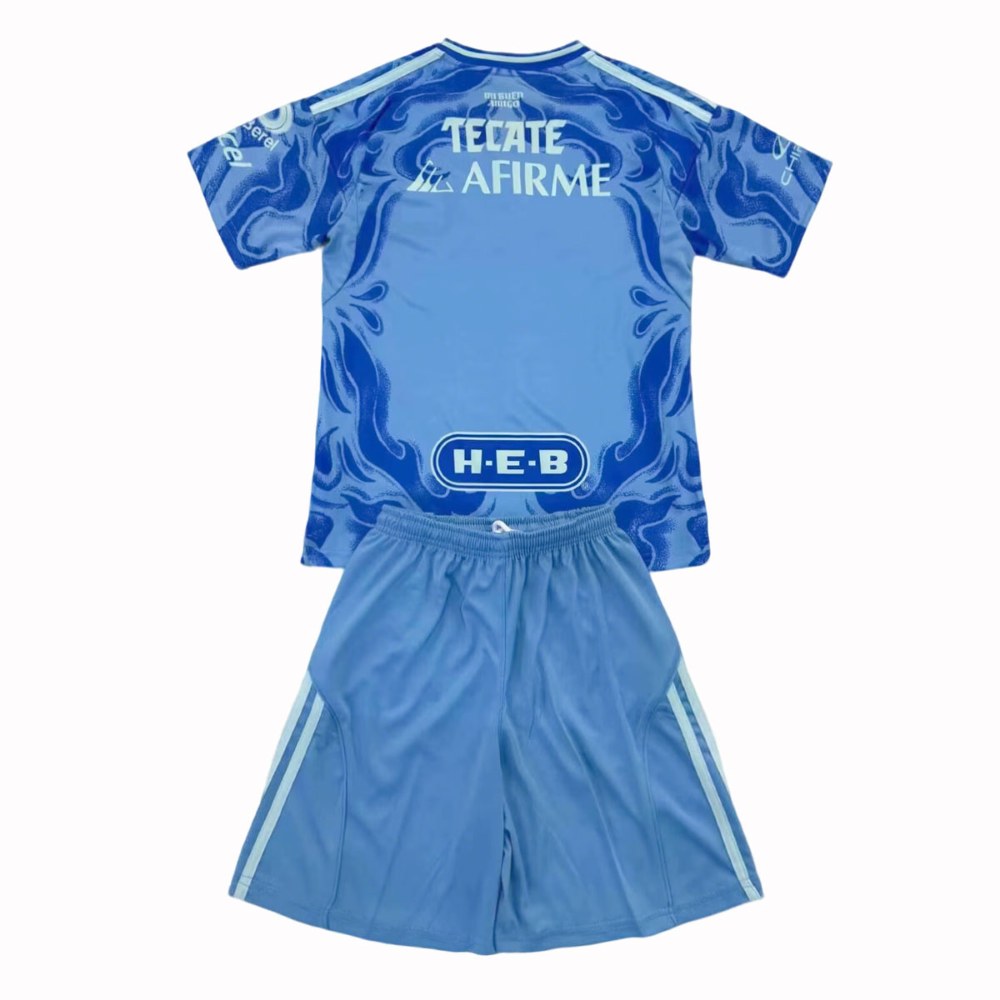 Niños Tigres UANL 2025-26 Visitante Kit