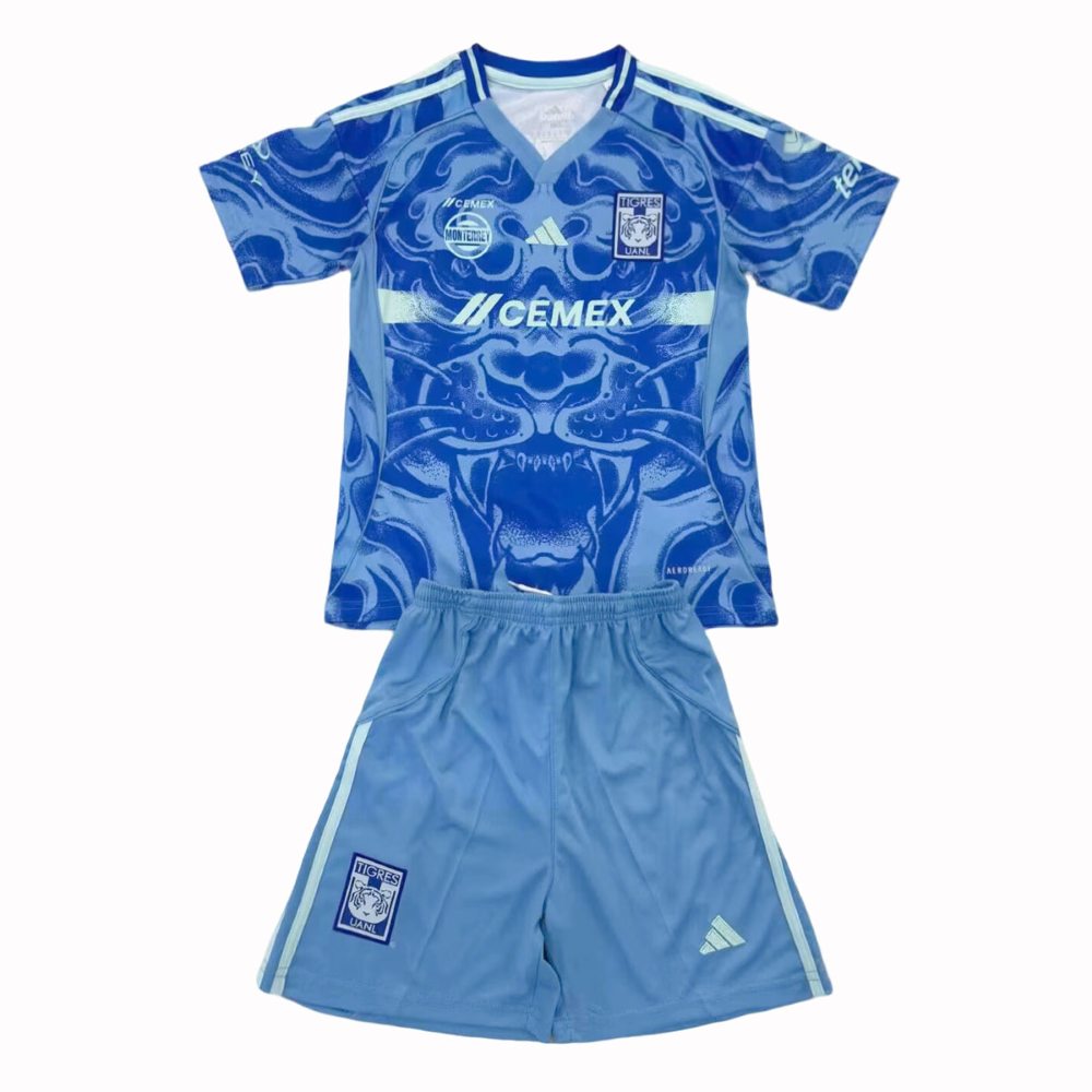 Niños Tigres UANL 2025-26 Visitante Kit