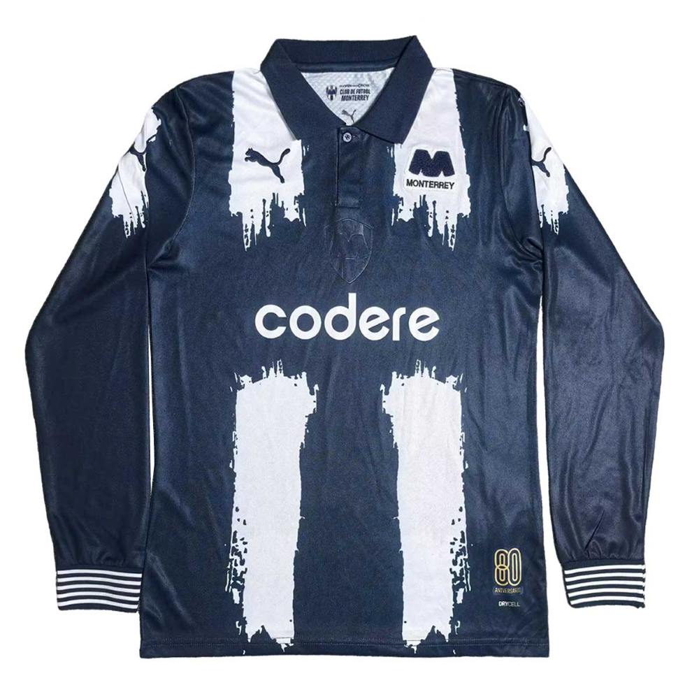 Monterrey 2025-26 Camiseta local de manga larga M Logo