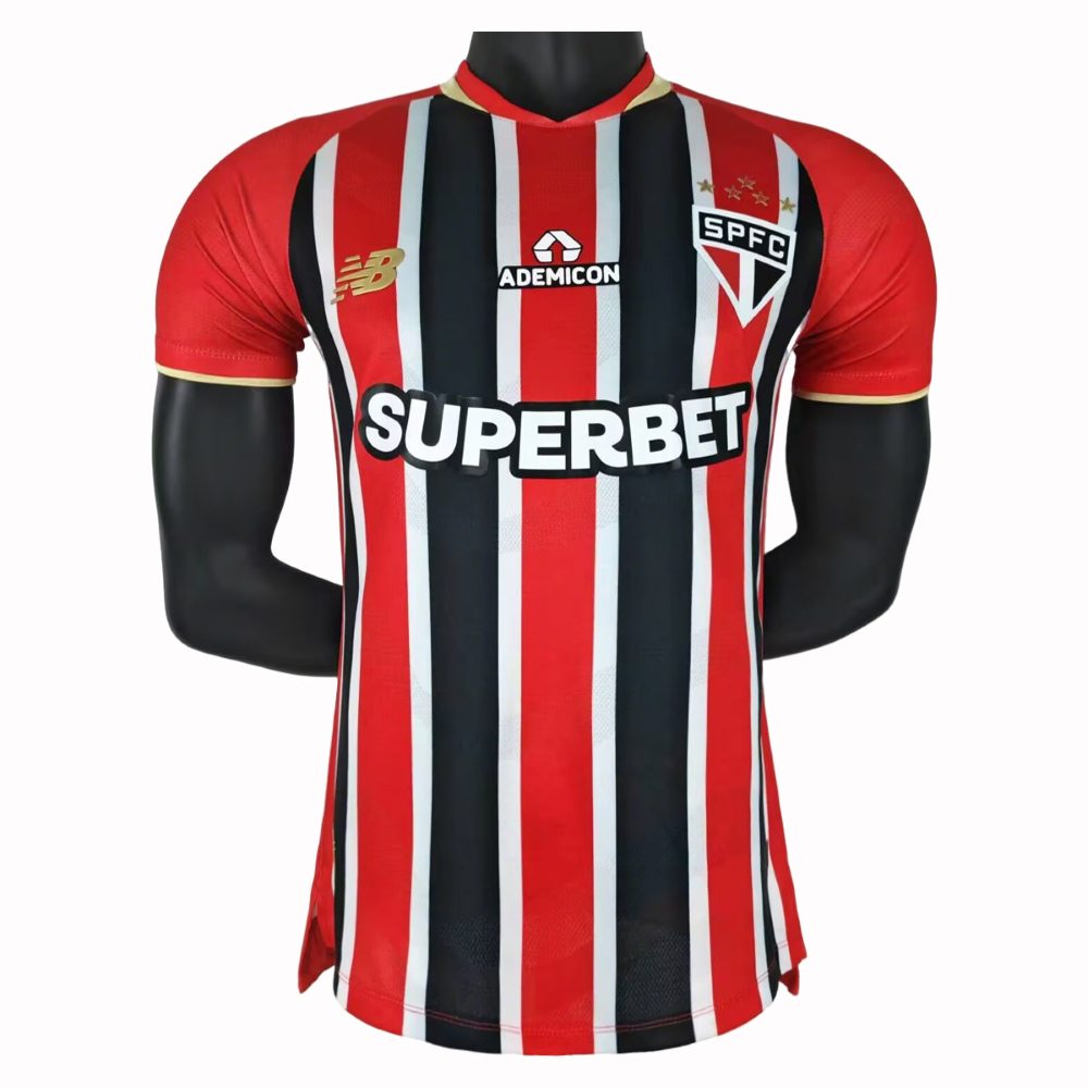 São Paulo 2025-26 Camiseta visitante versión jugador