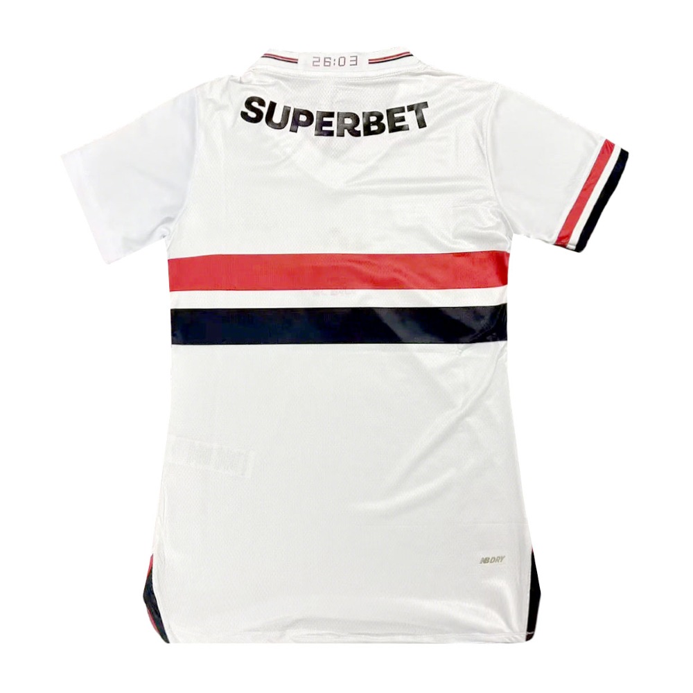 Mujer São Paulo 2025-26 Camiseta local