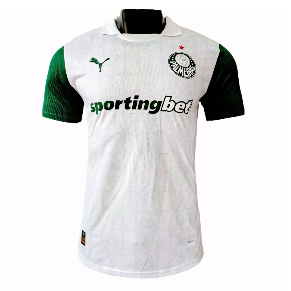 Palmeiras 2025-26 Camiseta visitante versión jugador