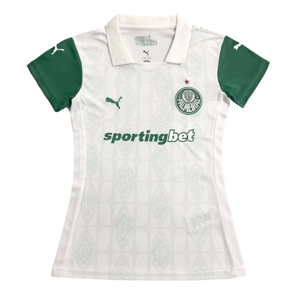 Mujer Palmeiras 2025-26 Camiseta visitante