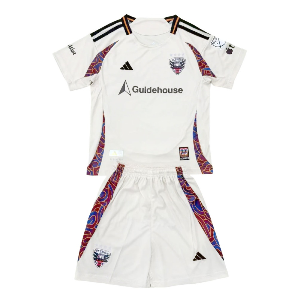 Niños D.C. United 2025-26 Visitante Kit