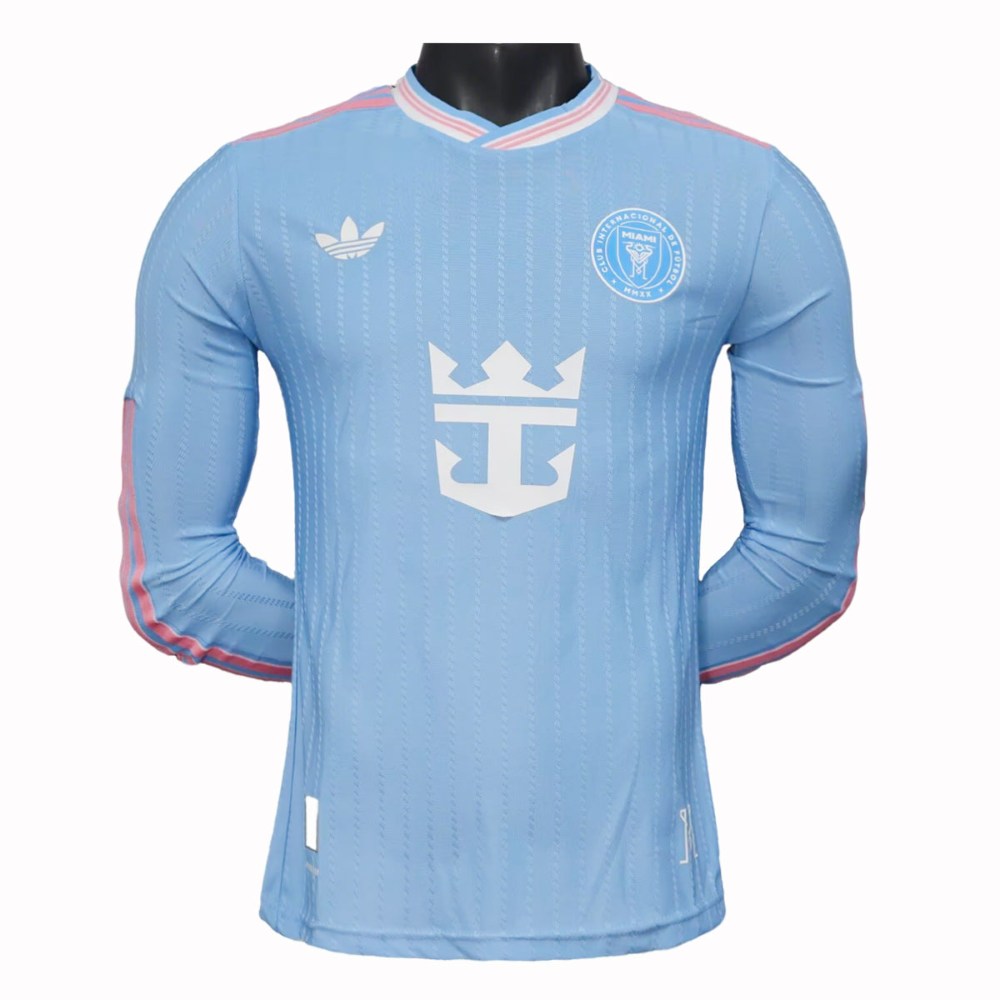 Inter Miami 2025 Tercera camiseta versión jugador de manga larga