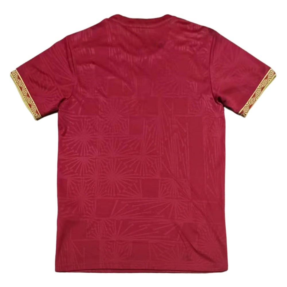 México 2025 Gold Shirt Red