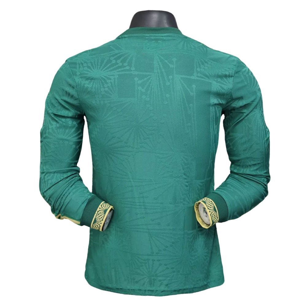 México 2025 Versión jugador Gold Camiseta de manga larga
