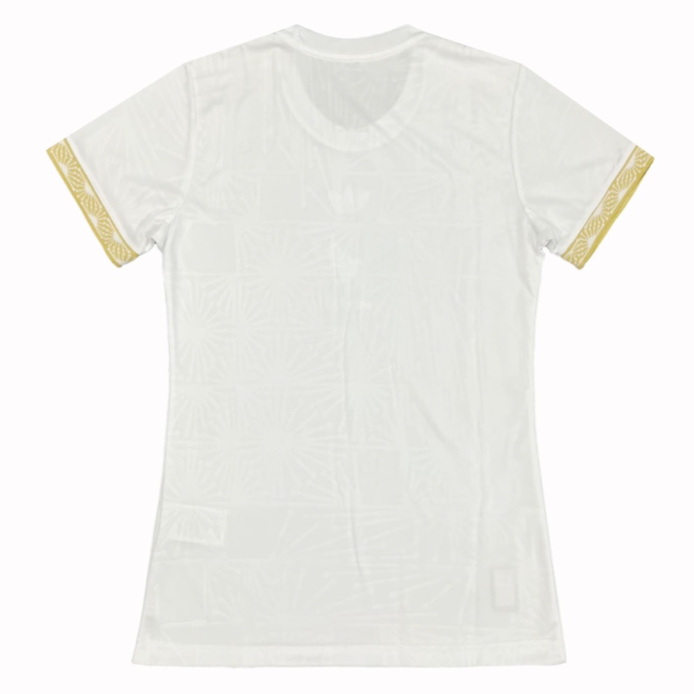 Mujer México 2025 Gold Shirt White