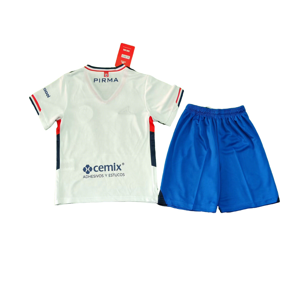 Niños Cruz Azul 2025-26 Visitante Kit