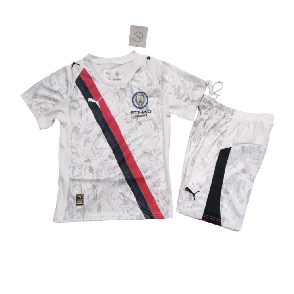 Niños Manchester City 2025-26 Club Copa Mundial Visitante Kit