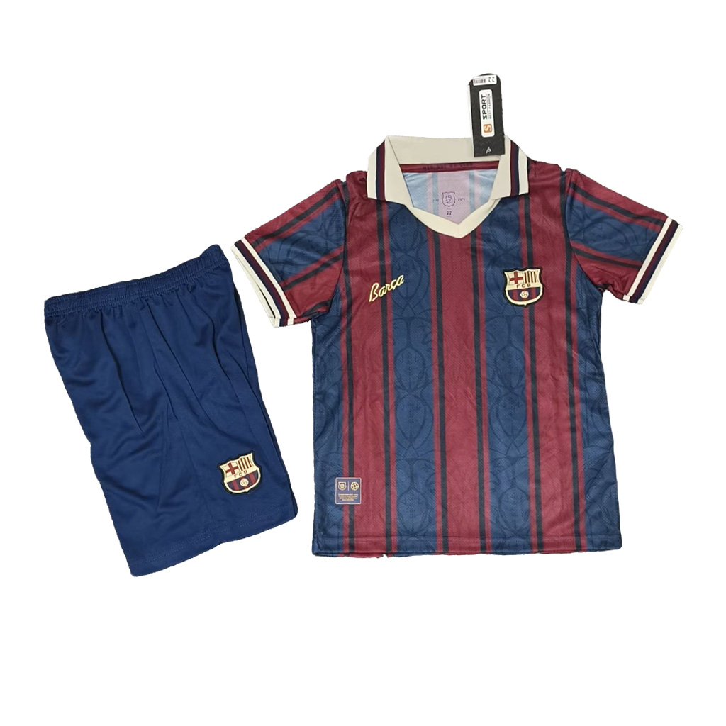 Niños Barcelona 2025-26 Versión jugador 125th Kit