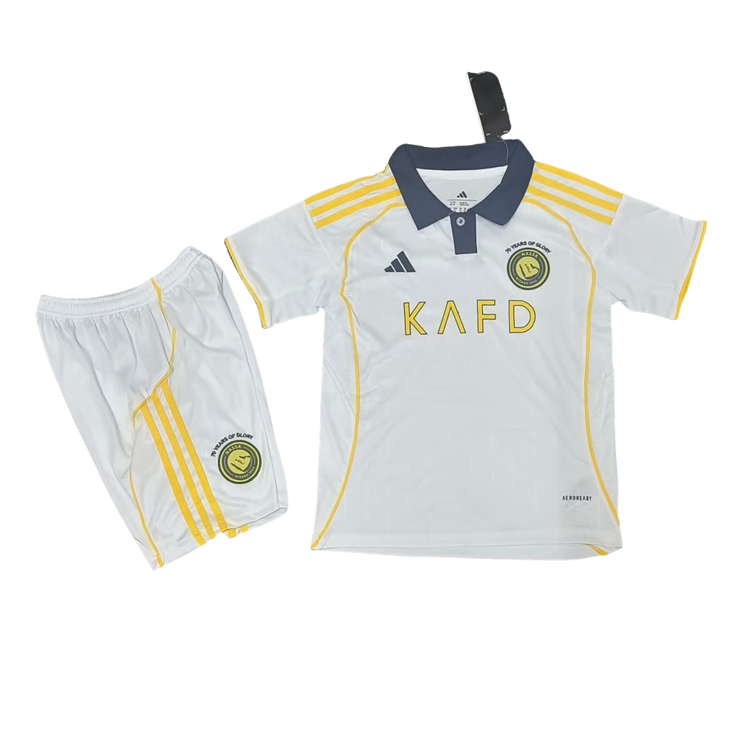 Niños Al Nassr 2025-26 Tercera Kit
