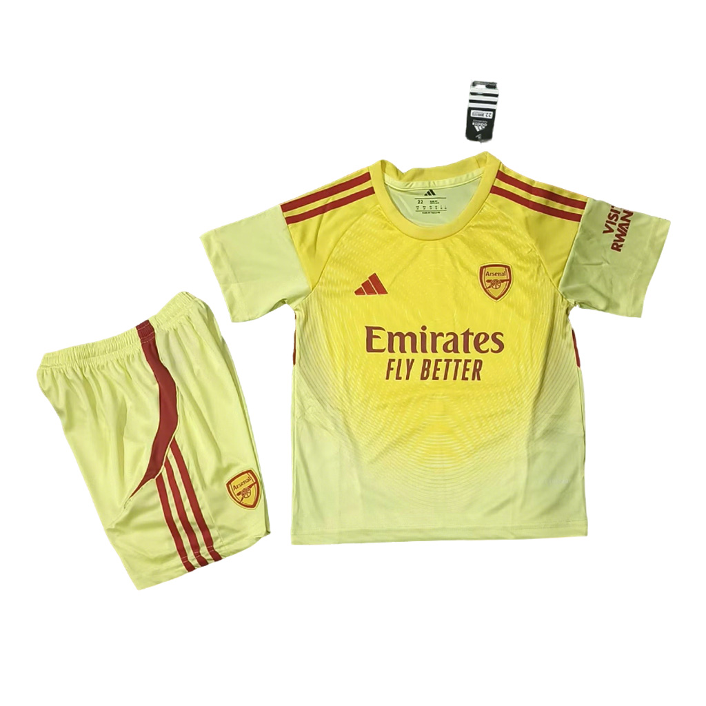 Niños Arsenal 2025-26 Goalkeeper Kit