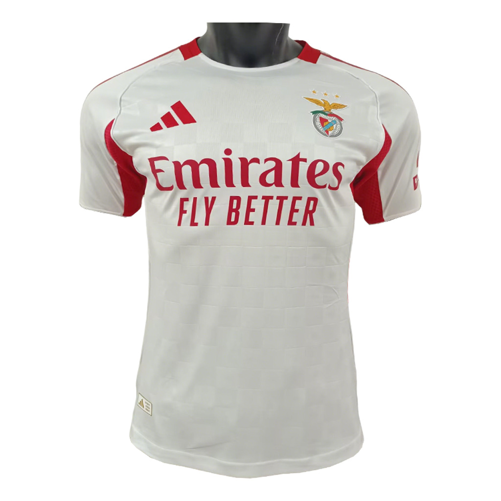 Benfica 2025-26 Camiseta visitante versión jugador