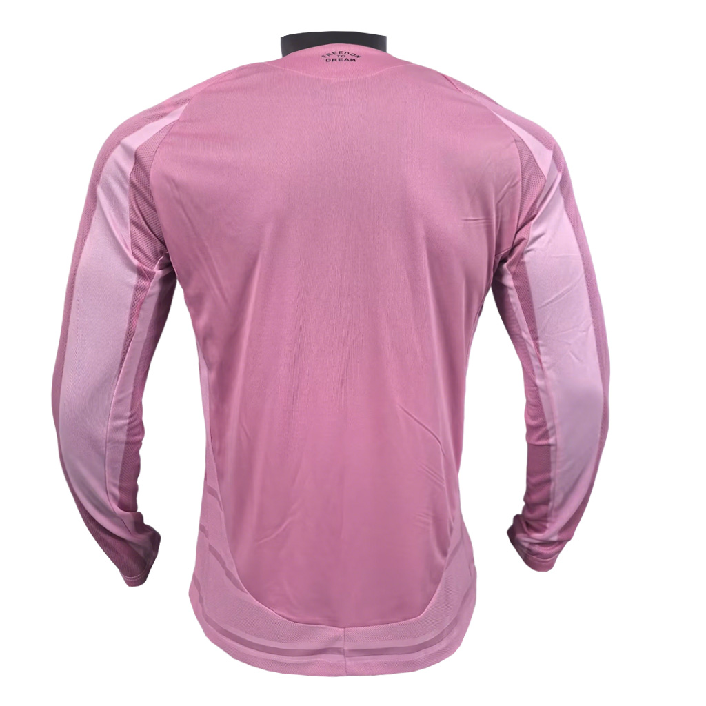 Inter Miami 2025 Camiseta local versión jugador de manga larga