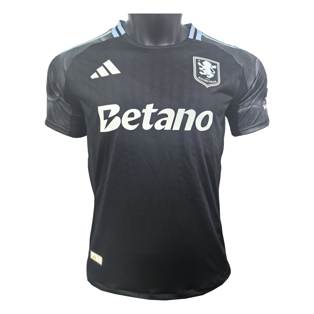 Aston Villa 2025-26 Versión jugador Camiseta visitante