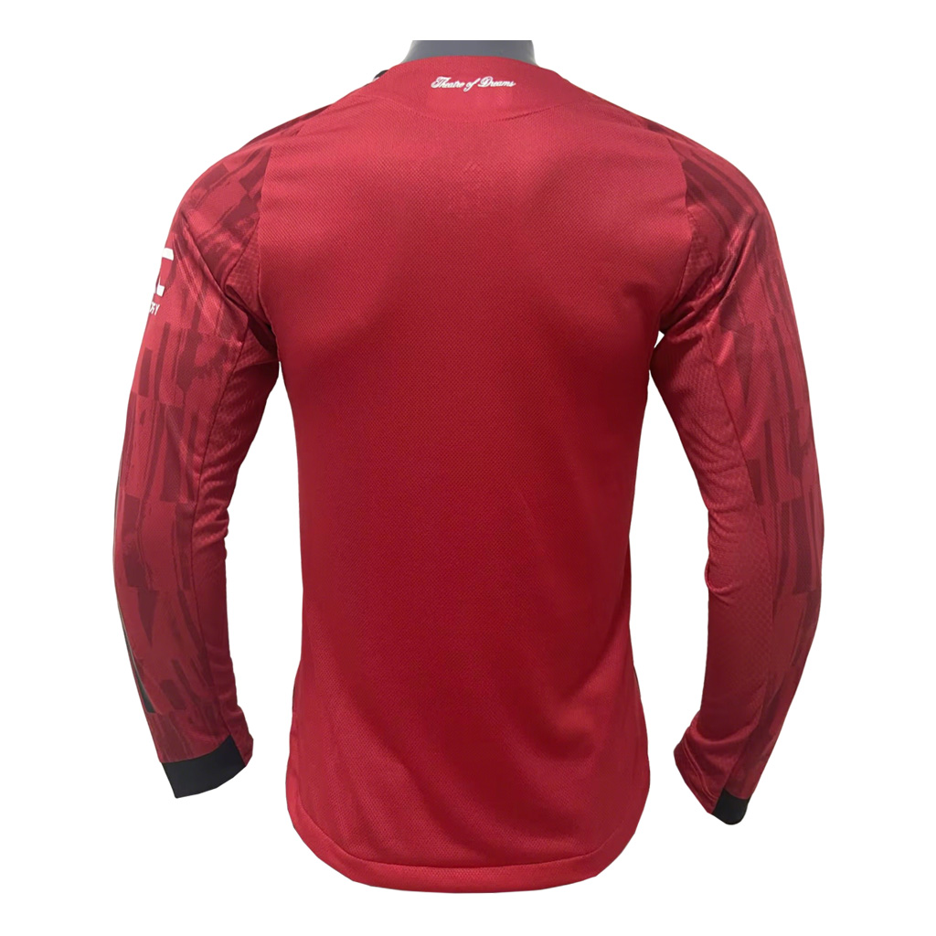 Manchester United 2025-26 Camiseta local versión jugador de manga larga