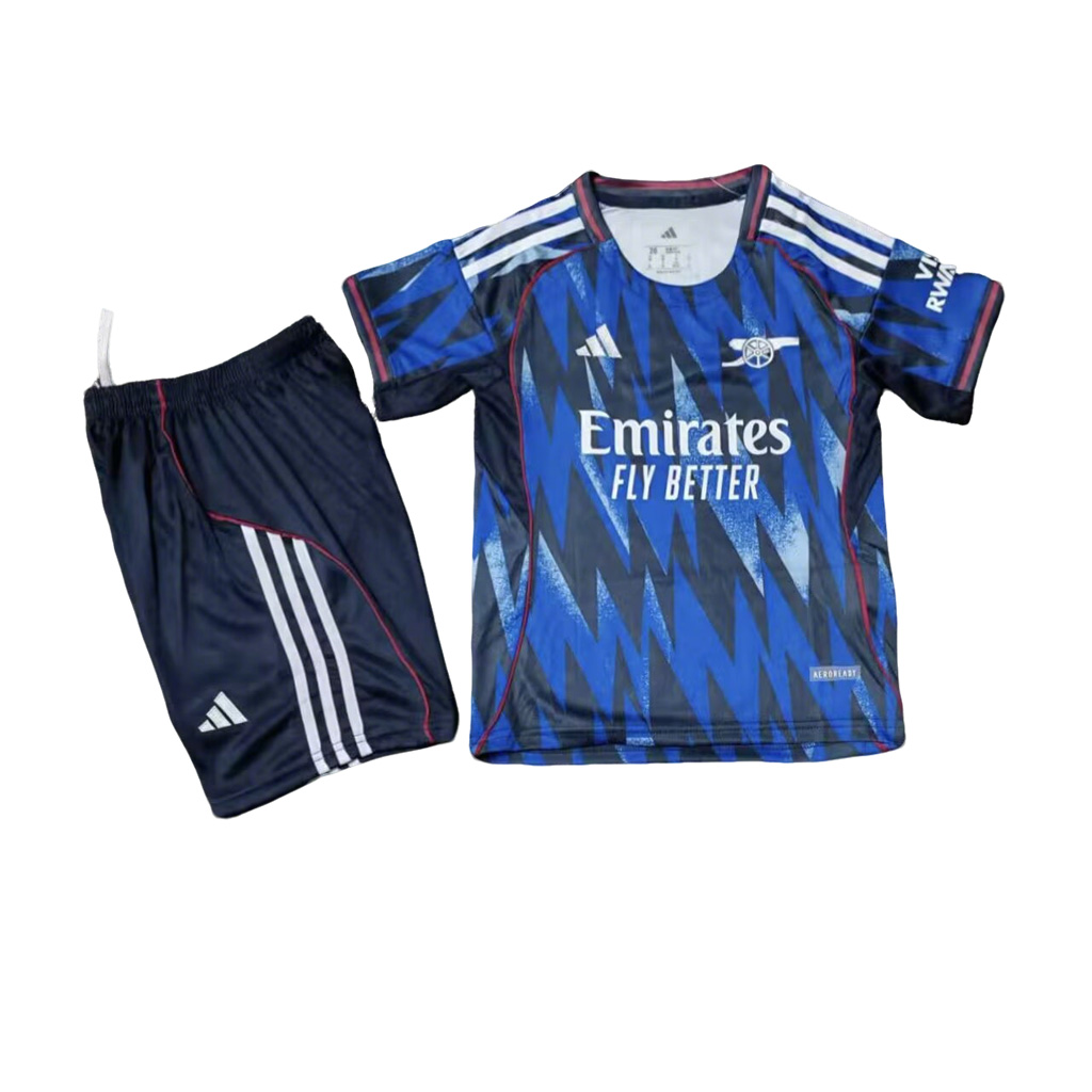Niños Arsenal 2025-26 Visitante Kit