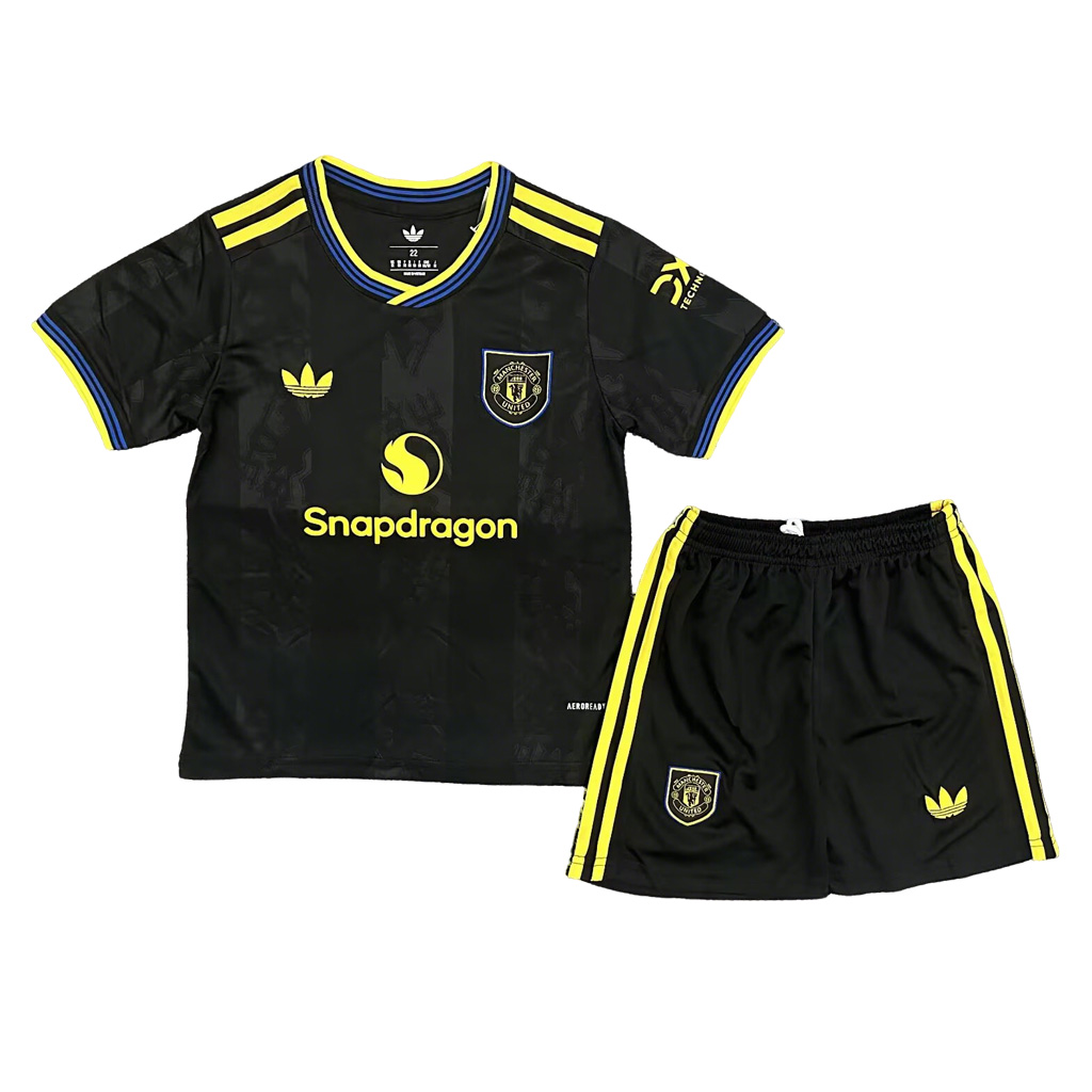 Niños Manchester United 2025-26 Tercera Kit