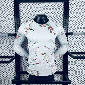 Portugal 2025 Away Player Long Sleeve Shirt