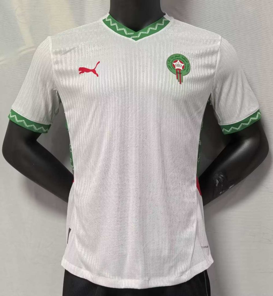 Marruecos 2025-26 Camiseta visitante versión jugador