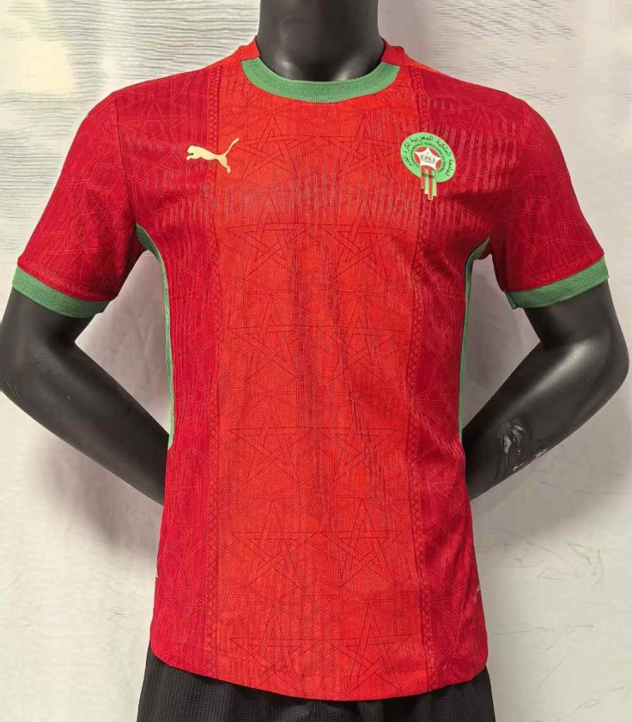 Marruecos 2025-26 Camiseta local versión jugador