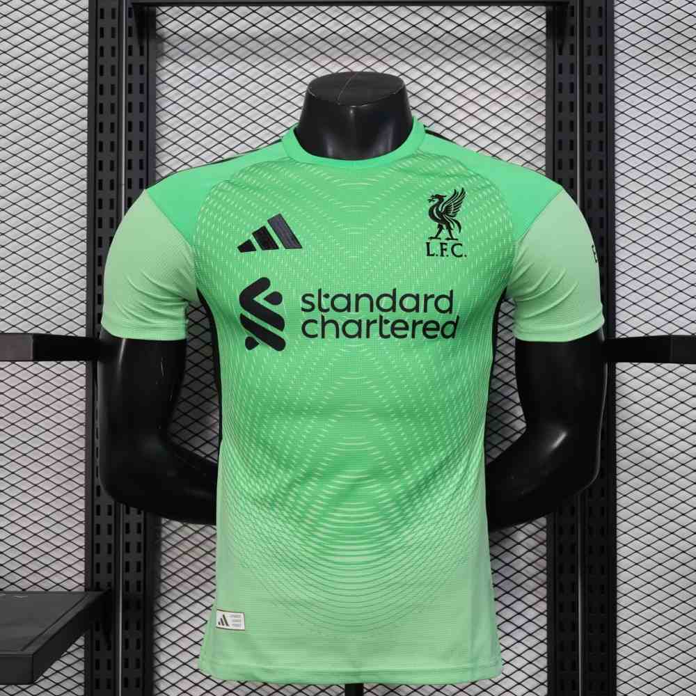 Liverpool 2025-26 Camiseta de portero versión jugador