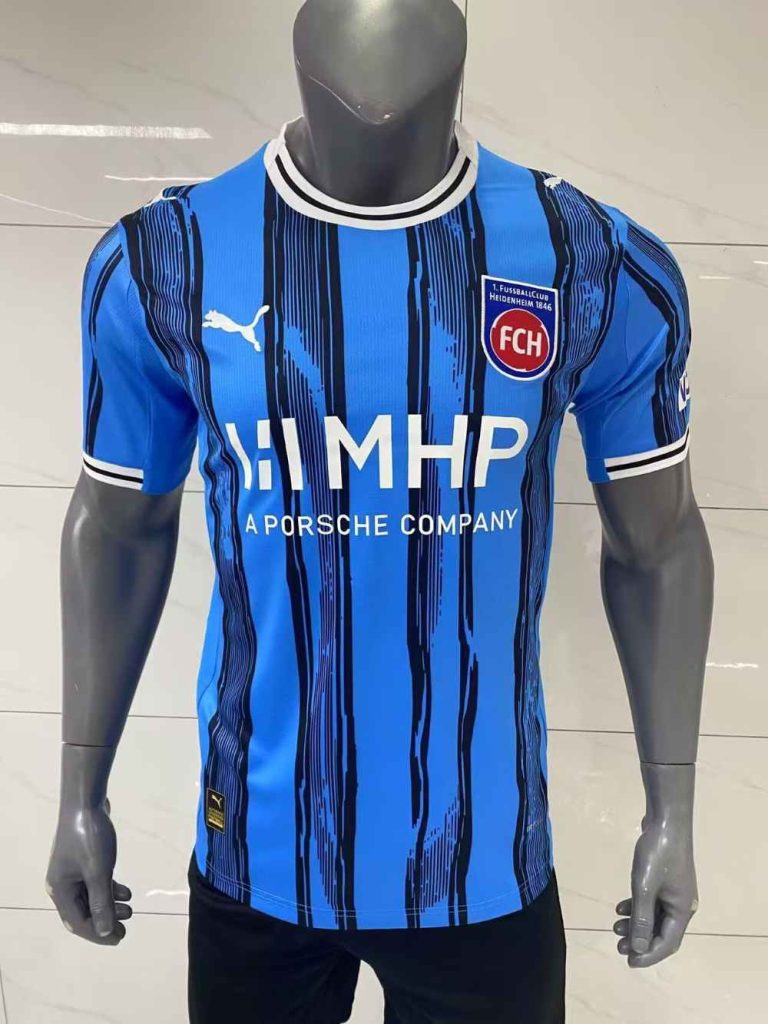 Heidenheim 2025-26 Camiseta visitante versión jugador