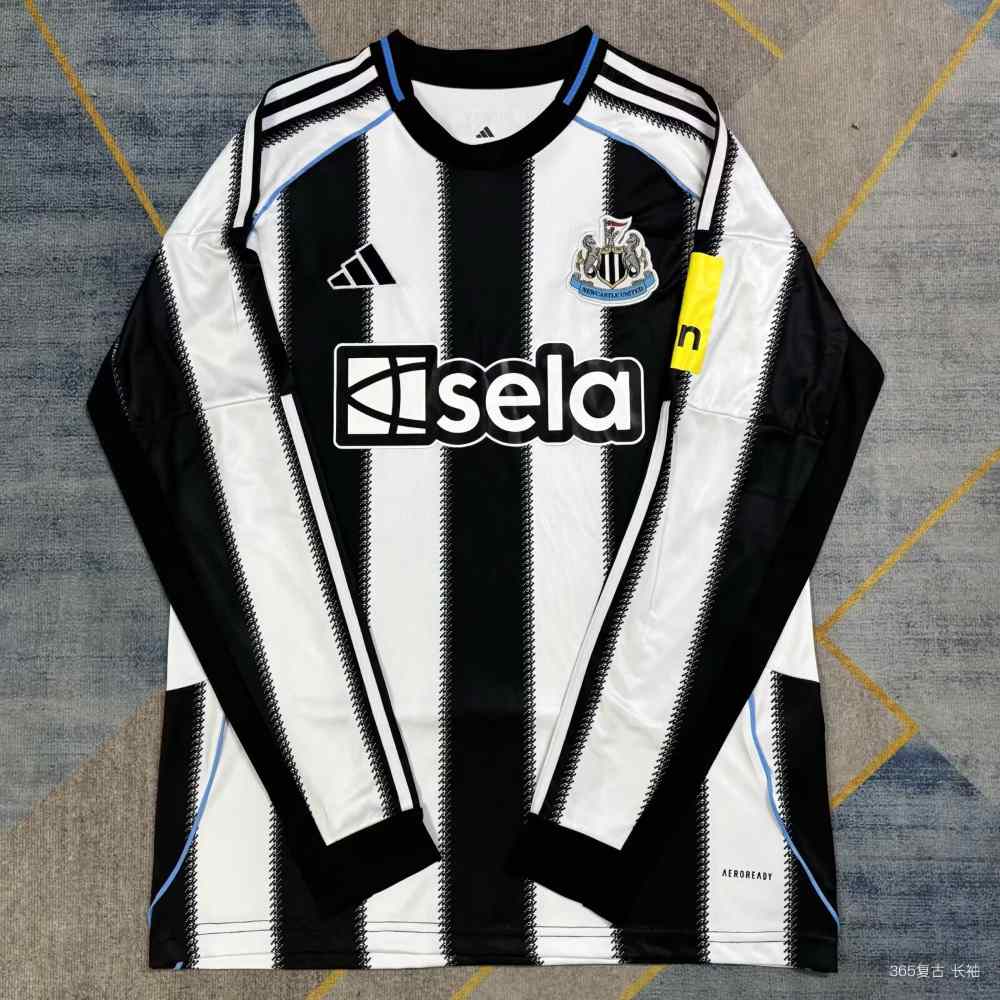 Newcastle United 2025-26 Camiseta local de manga larga
