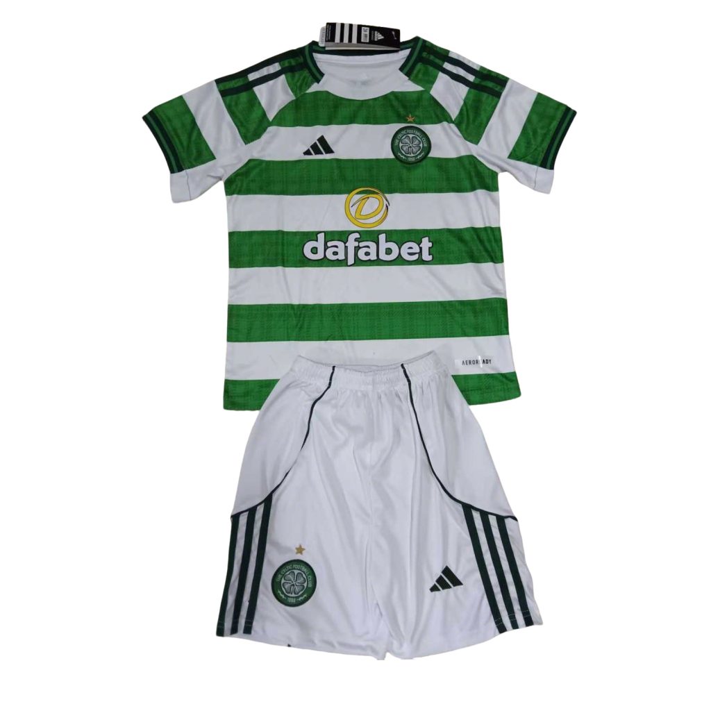 Niños Celtic 2025-26 Local Kit