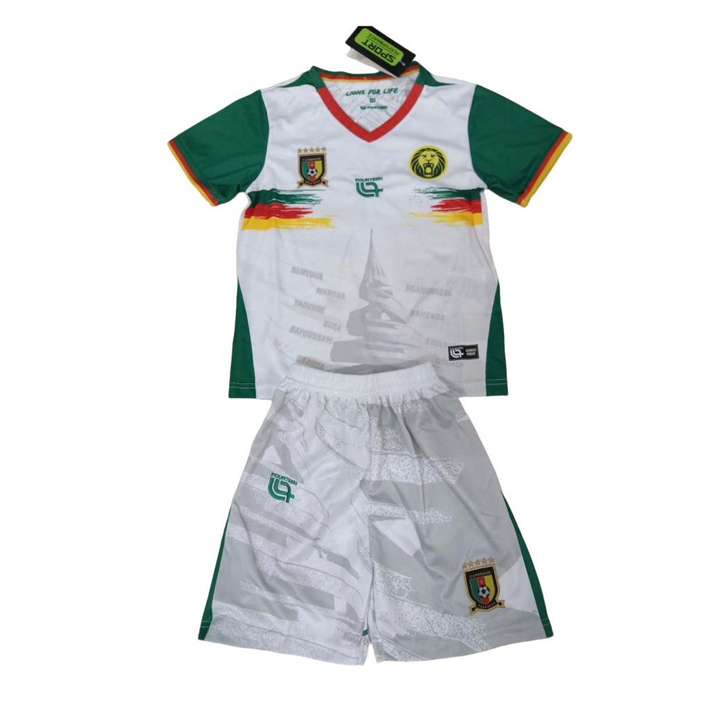 Niños Cameroon 2025-26 Visitante Kit
