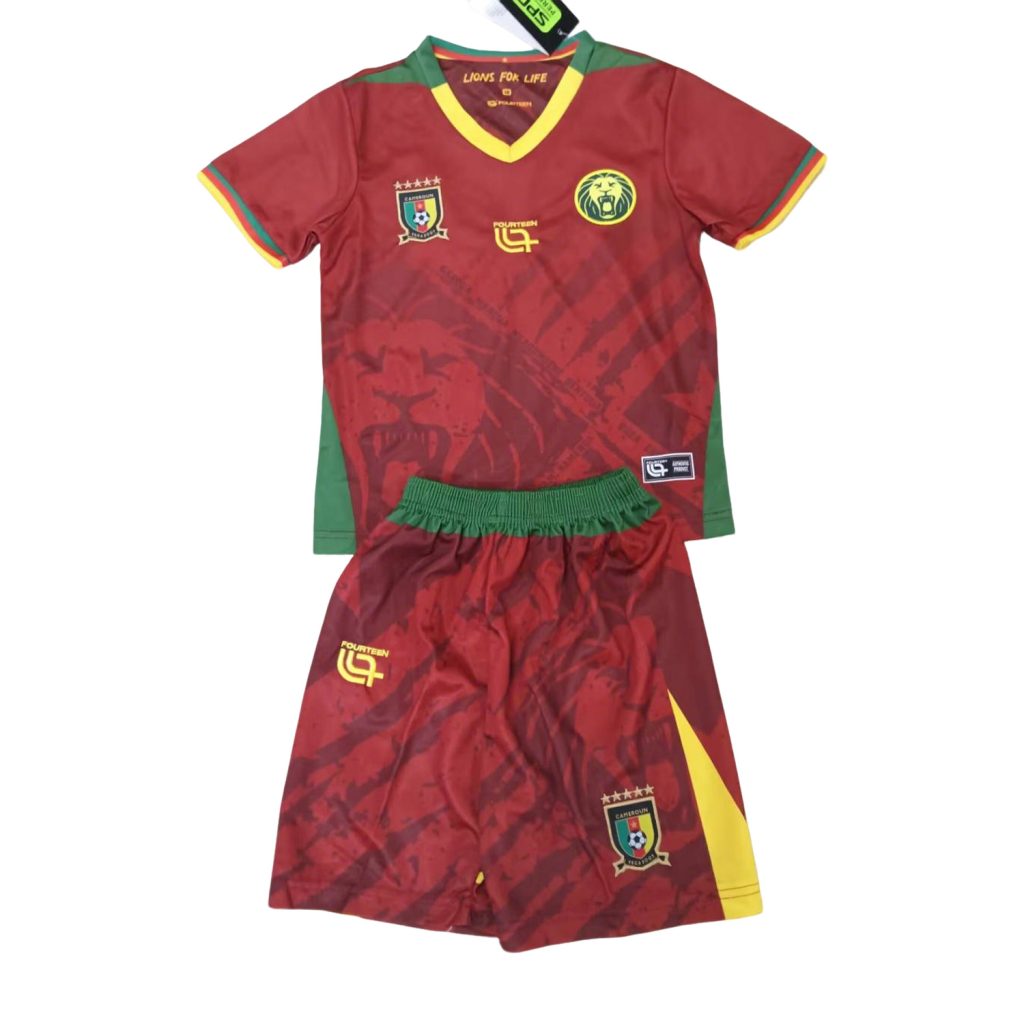 Niños Cameroon 2025-26 Tercera Kit