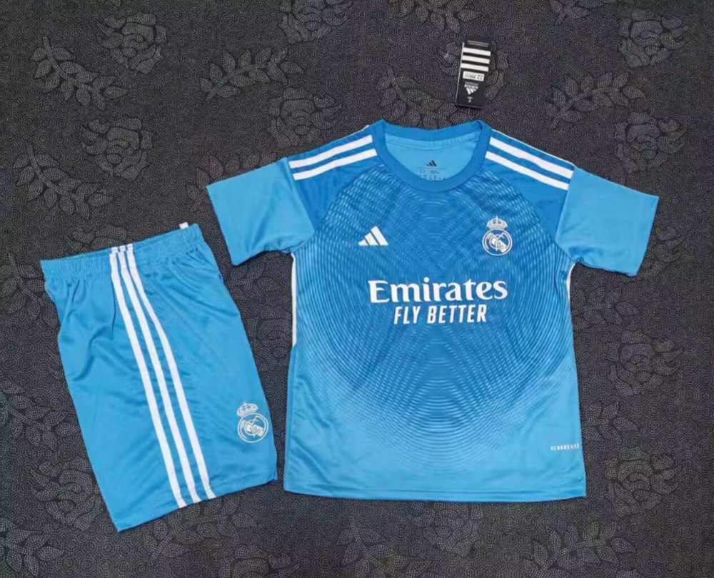 Niños Real Madrid 2025-26 Goalkeeper Kit