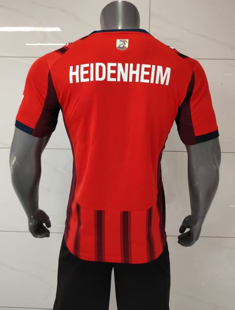 Heidenheim 2025-26 Homen Camiseta versión jugador