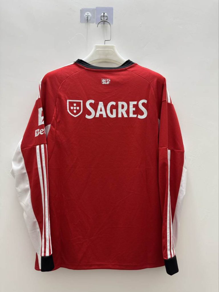 Benfica 2025-26 Camiseta local de manga larga