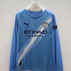 Manchester City 2025-26 Home Long Sleeve Shirt