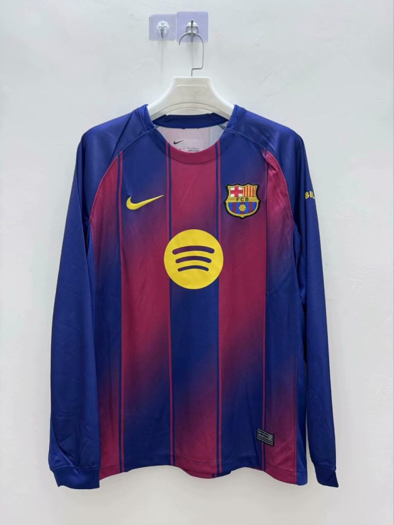 Barcelona 2025-26 Camiseta local de manga larga