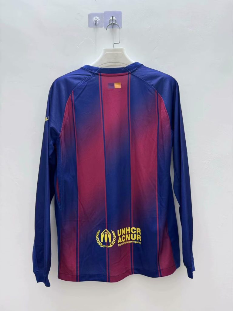 Barcelona 2025-26 Camiseta local de manga larga
