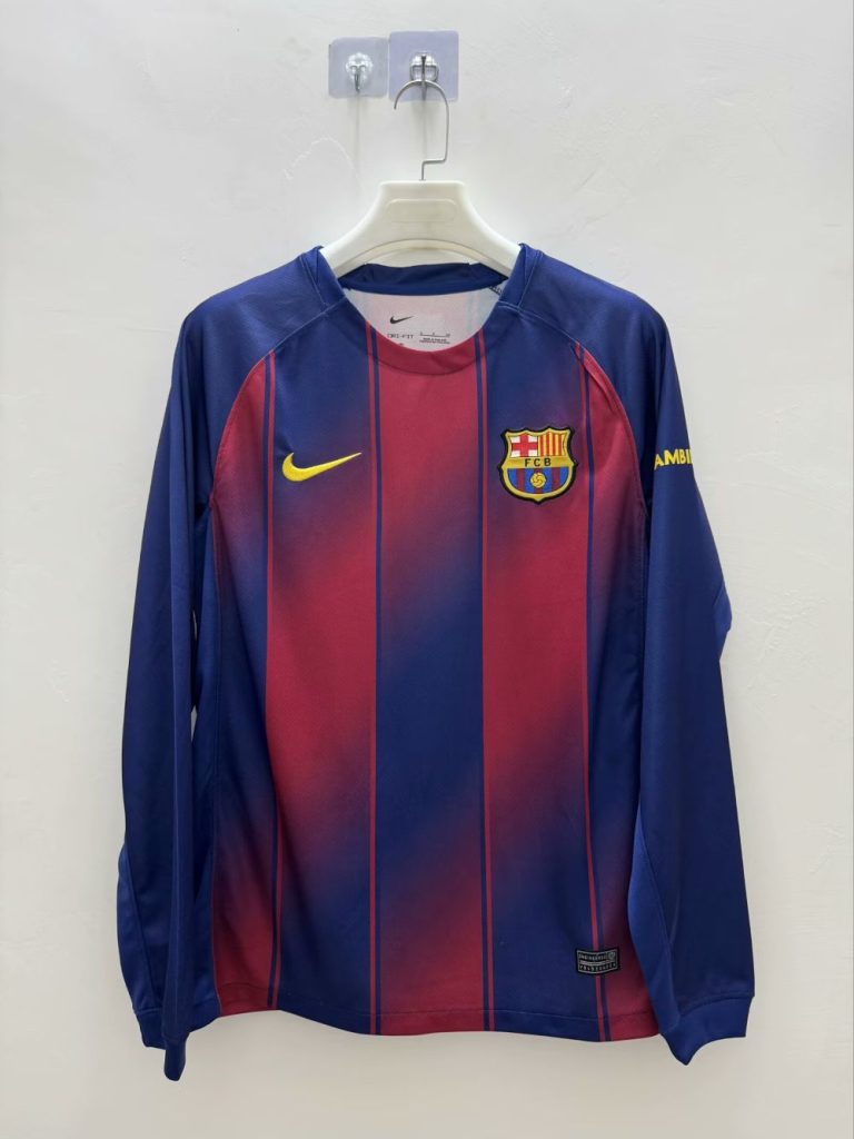 Barcelona 2025-26 Camiseta local de manga larga