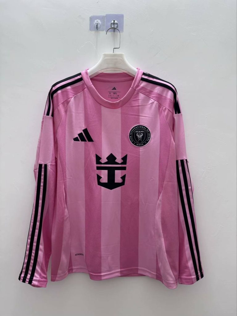 Inter Miami 2025 Camiseta local de manga larga