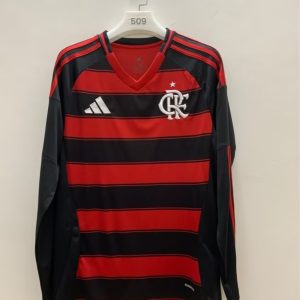 Flamengo 2025-26 Home Long Sleeve Shirt
