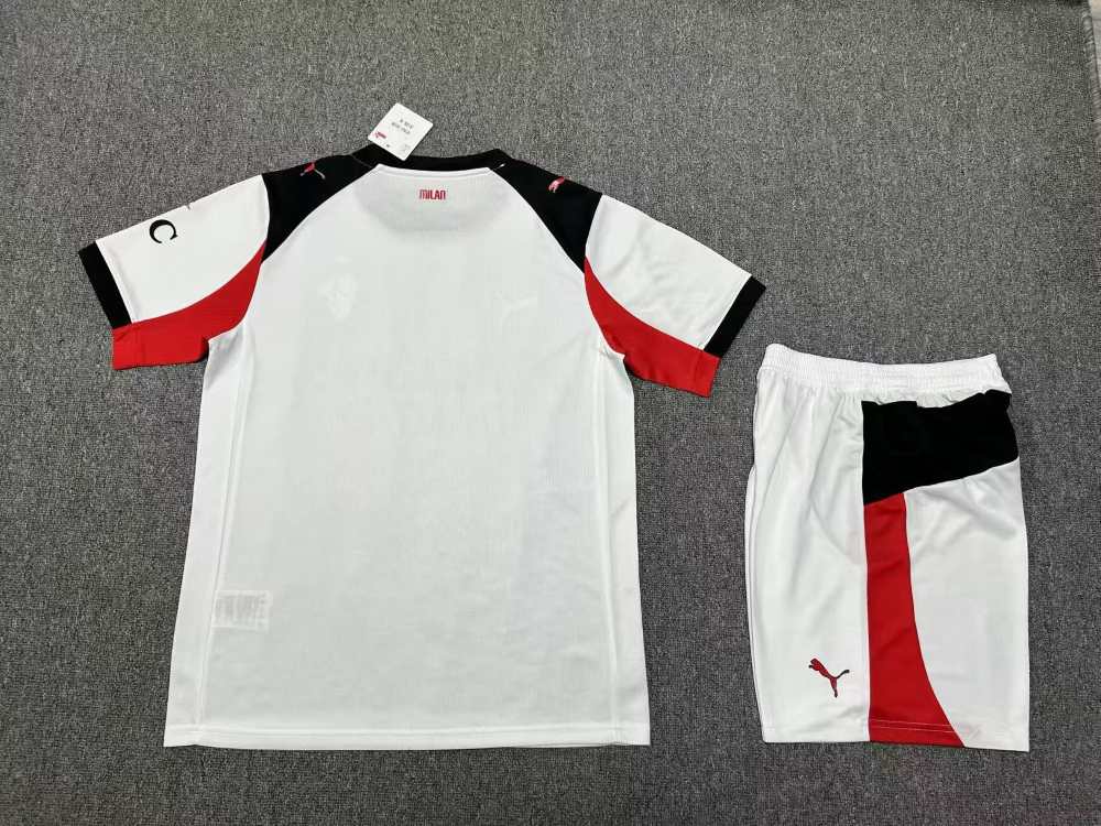 Niños AC Milan 2025-26 Visitante Kit