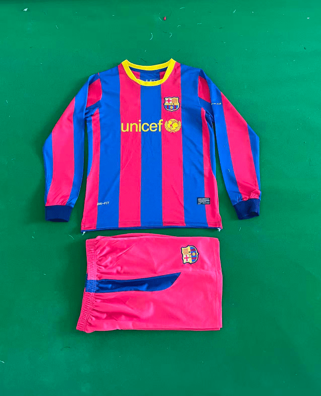 Niños Barcelona 2010-11 Local Long Sleeve Kit