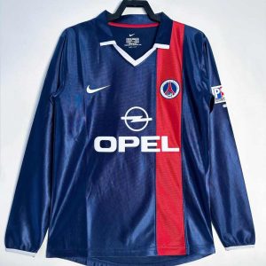 Paris Saint-Germain 2001-02 Home Long Sleeve Shirt