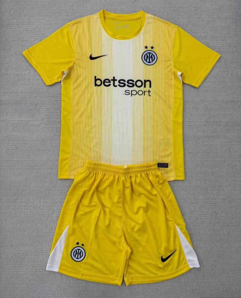 Niños Inter Milan 2025-26 Goalkeeper Kit