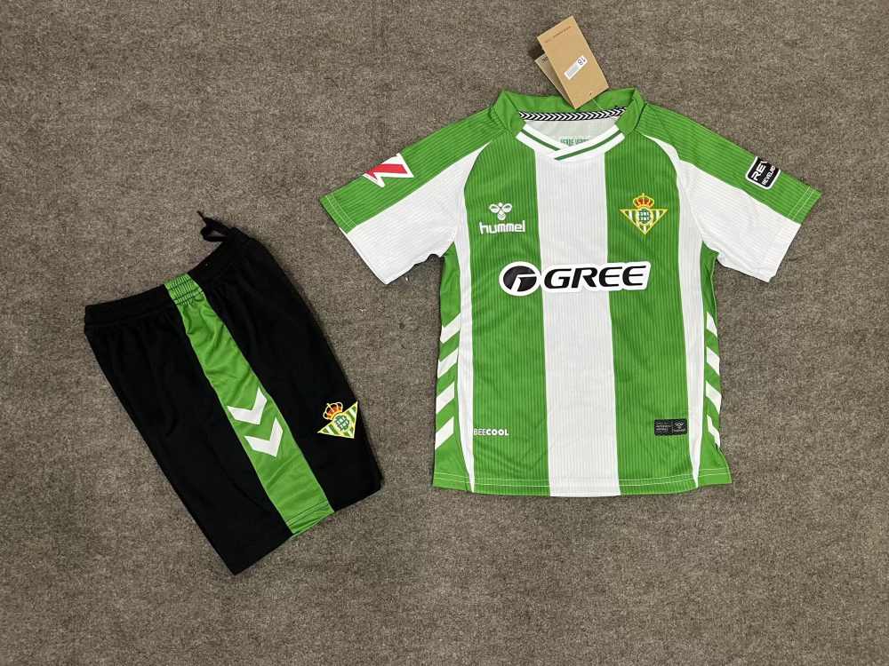 Niños Real Betis 2025 Local Kit