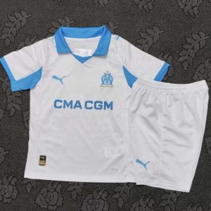 Kids Marseille 2025-26 Home Kit
