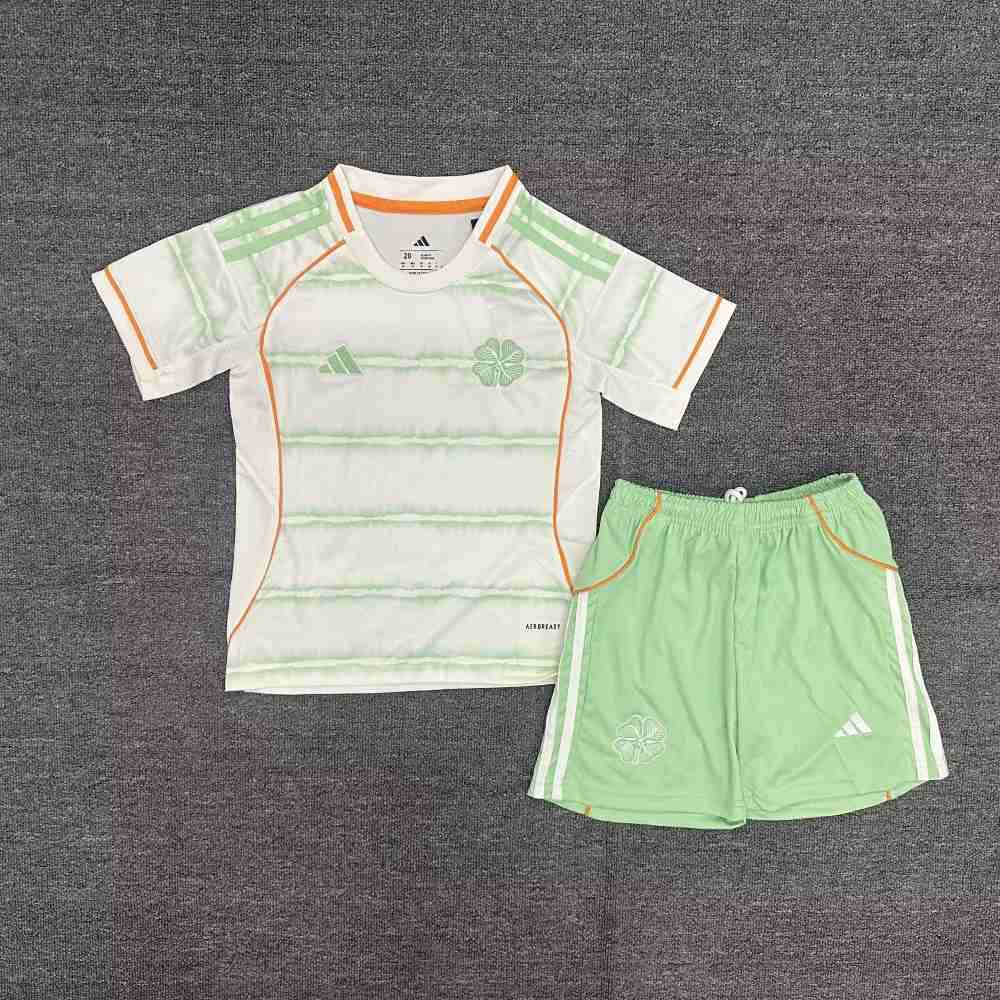 Niños Celtic 2025-26 Tercera Kit